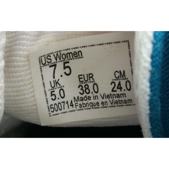 Women's Vans Old Skool Yacht Club Colorblock Canvas Suede Shoes Sneakers 7.5 - Picture 15 of 15